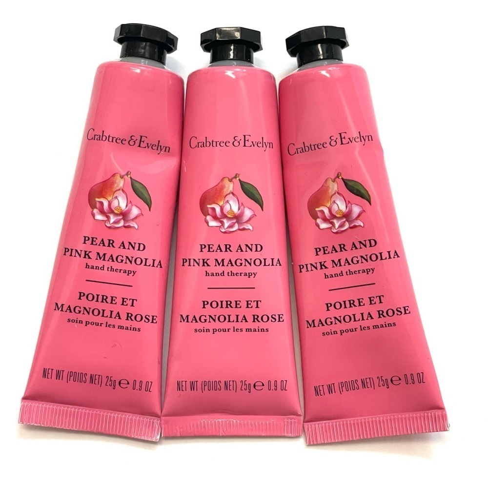 Crabtree & Evelyn Pear & Pink Magnolia Hand Therapy .9 oz Travel Size Lotion